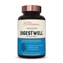 Dukungan Langsung Conscious Digestwell - Kecepatan-Akting DigettyDutDur124; Broad Spectrum Enzyme, Probiotic & Herbal Formula - Turunkan setiap hari Gas & Bloating - 90 Kapsul
