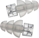 Etimotik Research ER20XS HighFidelity Earplugs (Konser, Musisi, Airplanes, Motorcycles, Sensitivity dan Universal Hearing Protection) - Besar, Clear Stem