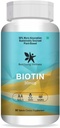 Biotin 30mcg, Tambahan untuk Pertumbuhan Rambut, Rambut Kuat dan Bersinar Skin, Perkelahian Nail Brittleness 90 Tablet