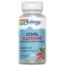 SOLARAY Cool Cayenne Pepper 40.000 HU dengan Butchers Broom for Healthy Circulation Dukung 126; 90 VevCaps