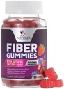 Gummies Fiber for Dewasa 4g - Prebiotic Plant Based Fiber Gummy Suplement for Digetical Health & Regularitas Dukungan, Suplemen Prebiotic Daily Suppport Gut Health for Women & Men, Vegan - 60 Gummies