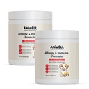 Allergy & Imune Dukung Chews for Dogs - Pounced by Astragallus Root & Flaxseed C3 - Promotes Seasonal Allergy Relief, Gut & Digetives Health - Soft Chews 126; Paket 2