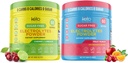 Keto Vital Cherry Limeade Bundle dengan Fruit - 2 Pack Bundle Keto Electrolytes Powder - Keto- Friendly Electrolittes dengan Potusium, Magnesium, Sodium, Kalsium - Cherry Limeade & Fruit Punch