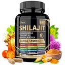 Tambahan Shilajit dengan Sea Moss, Ashwagandha, Tongkat Ali - Shilajit Pure Himalaya Organic Fulvic Acid Capsules - 90 Count