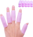 Povihome 10 Pack Finger Sleeve Protector Silicone Thumb Protector for Arthritis Basketball