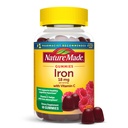 Nature Made Iron 18 mg per servis with Vitamin C, Dietary Suplemen untuk Red Blood Cell Support, 60 Gummies, 30 Day Suppply