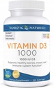 Nordic Comparals, Vitamin D3 1000 IU, 120 Count