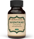 Herbsforever Avipatikar Churna Chur4; Ayurvedic Herbal Suplemen untuk Dukungan Digetical Health & Gut 124; Non-GMO, Vegan 124; Tradisional Formula 124; 100 GMS