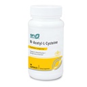 Klaire Labs SFI Health N-Acetyl- L- Cysteine 500mg - Amino Glutathione Precursor NAC - Suplemen untuk mendukung Perlindungan Antioksidant Cellular - Hiposangen, Soy- Free, Corn- Free (90 Capsules)