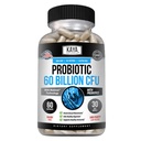 Kaya Probiotic Probiotic 60 Milyar CFU - Probilefor Women, Probilefor Men and Adults, Natural - Gut Health & Imune Supplemen - Menyediakan Dukungan Digetives 60 Vegetable Capsules