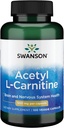 Acetyl L- Carnitine 500 mg 100 Caps oleh Swanson Premium