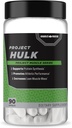 Proyek Hulk, Kekuatan, Performa Atletik, Sintesis Protein, Dibuat dengan Botanicals (90 Kapsul).