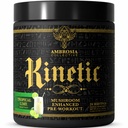 Ambrosia Kinetic Organic Pretraining, Mushroom Enhanced Natural Pre Workout Suppation Suppharder (Lime Tropical)