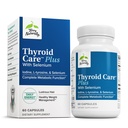 Terry Tentu Thyroid Care Plus - Iodin + L-Tyrosine, 60 Kapsul - Thyroid Dukungan Suplemen dengan Selenium, Promodes Energi & Metabolisme - Non-GMO, Gluten- Free, Kosher - 30 Hamba
