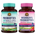 Vitalitown Probiotic Bundle (Pack of 2) Progories 120 Miliar CFUs (Item 1) & Women Progories (Item 2) Shelf Stable, Once Daily 124; Gut, Ammune, Viginal Health 124; 60 Capsules 124; 30 Day Suply