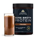 Powder Nutrition Kuno Dibuat dari Broth Real Bone, Chocolate, 20g Protein Per Serving, 20 Serving Tub, Gluten Free Hydrolyzed Collagen Peptides Suplemen, Hebat di Protein Shakes