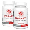 Suplemen Digesi Seri Fern Perak - 2 Botol = 60 Capsules = 60 Hari Supply - Mucosave FG (Prickly Pear Polysaccides & Olive Leaf Polyphenol) & SunFiber