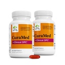 Terry Tentu CuraMed + Clinical OPC - Curcumin Suplemen dengan Ekstrak Benih Grape Perancis - Otak, Prostate & Liver Kesehatan Dukungan - Tambahan dengan Ar- Turmerone - 60 Softgels (2 Pack)