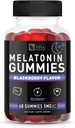 Melonasin Black Berry Gummies 5mg, Nighttime Sleep Dupport Chewable A124; 60 Count