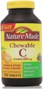 Nature Made Vitamin C 500 mg Pablets Chewable 150 ea (Paket 5)