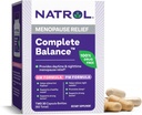 Natrol Keseimbangan Lengkap, Tambahan Dieter untuk Bantuan Menopause, A.M. / P.M. Menopause Bantuan untuk Perempuan, 60 Kapsul, Sampai dengan 30 Hari Supply