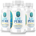 Rize lab - LivPure Didukung oleh Alam - Formula Lanjutan - Dukungan Tambahan Dieter untuk Dukungan Hati, Kekuatan Ekstra, Vegan, Pil Fungsi Hati (180 Kapsul)