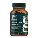 Gaia Herbs Sinus & Lung Supreme Supplemen Dukungan Lung untuk Kesehatan Respiratory - Sinus Dukung -Vegan, Gluten- Free & Dairy Free - Plant-Based Formula-60 Capsules