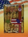 Hsu 's SKU 0132-4, Ginseng Half Short Medium Burified American Ginseng Roots (4 oz = 113 gma / Box), 0132- 4, 0132.4