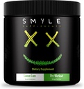Smyle USA Pre-Workout Powder Lime - Pre Workout Energy dengan 400mg Alpha GPC + 167mg Caffeine dan 1667mg Beta- Alanine Performance Blend 124; 30
