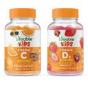 Lifeable Vitamin D Kids + Vitamin C Kids, Gummies Bundle