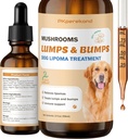 DogLumpsDumps Supplement, Turkey Tail Mushroom Guard for Dog Lippoas, Proganic 7 Mushroom Complex Drops, Strengthen Imunity & Enerance for Buddy with Shiitake Mushroom, Reishi, Lion 's Mane