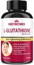 SPEC VAREY BOTANICS L- Glutathione Skin Whitening dan Lightening Capsules with Vitamin C & E, Biotin dan Grape Seed Extract-1000 mg-for Men and Women - 60 Capsules
