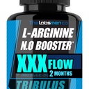 L Arginine Nitric Oxide Suplemen untuk Pria - Selamat Istri, Selamat Malam Membantu Meningkatkan Sirkulasi Darah Flow, Muscle Pompa Kerja, Endurance Pria w / Tribulus
