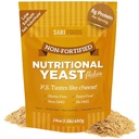 Nutfied Nuthered Yeast Flakes, Whole Foods Based Protein Powder, Vegan, Gluten Free, Vitamin B, Beta- glans, dan All 18 Amino Acids (24 oz)