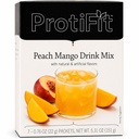 PROTIFIT - High Protein Fruit Flavored Powder Minum Mix, 15g Protein, Low Calorie, Sugar Free, Ideal Protein Compatible, 7 Servis Per Box (Peach Mangga)