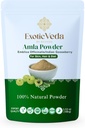 Amla Powder 124; 100% Pure & Natural India Gooseberry 124; Ayurvedic Herbal Suplement for Hair Care, Skin Glow & Wellness 124; Non- GMO, No Additives, Preservations or Filler