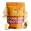 Protein Jaman Batu: Egg White Protein 124; Gluten- Gratis 124; Whey Bebas 124; Gula Bebas 124; Gut-Friendly 124; Vanilla, 2 pon
