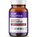 Suplemen Besi Bab Baru, Kompleks Besi Pangan Makanan Yang Terbuat dengan Vegetable Organik & Herbs + Satu Harian Non-Membingungkan Dose- 60ct, 2 Pasokan Bulan