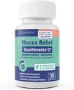 WELMATE - Guaimenesin 1200 mg (35 Mg) - Musus Relief - Expectorant - Cough & Cold - 12 Hr Dukung - Pelepas Bi-Lapis Tablet