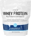 Kering Avenue Nutrition Whey Protein Plus Proponis dan Enzymes, Unflafedored, 5 lb (2.27 kg)