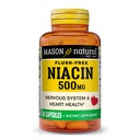 MASON NATURAL Niakin 500 mg Flush-Free, Support Heart Health, Gugup System & Energy Produksi, 60 Kapsul