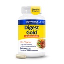 Enzymedica Digest Gold + Programs, 2-in- 1 Formula Kesehatan Gut, Enzymes Digeptical & 1 Miliar Probiotic Cultures Aktif, 90 Count (FFP)