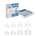 Nose Vent Sinus Relief Dilator (Paket 8 Berbagai Sizes) - Sebuah Solusi Sederhana untuk Snorers Nasal - Alat Penyelundupan Bisa Dipakai untuk Menikmati Malam Damai Tidur - oleh Kunci Mobi
