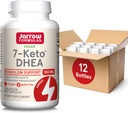 Jarrow Formulas 7- Keto DHEA 100 mg, Dietary Suplemen untuk Acid dan Karbohydrate Metabolisme Dukungan, 30 Veggie Kapsul, 15- 30 Hari Suply, Paket 12