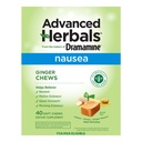 dari The Makers of Dramamine, Advanced Herbals, Ginger Chews, Nausea Relief Soft Chews Lemon- Honey- Ginger, 40 Count
