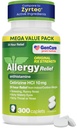 GenCare - Cetirizine HCL 10 mg (300 Caplet) - 24 Hour Allergy Relief Pill - Non Drowsy Generik OTC Medication - Antihistamin Medicine for Sneezing, Runny Nose & Itchy Eyes - Generik Zyrtc