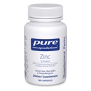 Encapsulasi Murni Zinc (Citrate) - untuk Sistem Imune, Pengembangan Terlarang & Metabolisme * - Suplemen Mineral dengan Enzymes - Sangat Absorbable Zinc - Vegan & Non-GMO - 180 Capsules