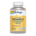 SOLARAY Vitamin C w / Rose HIPS & Acerola 124; 10000mg 14; T24- Stage Timed- Rilis Fungsi Imune Sehat, Skin, Hair & Nails Dukungan 124; Non-GMO 124; 250ct