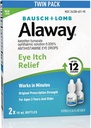 Alaway Antihistamin, Eye Itch Relief Drops, Twin Pack, 0.34 fl oz Masing-masing