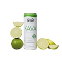 LEILO 124; Kava menyuplai Lime Margarita Mocktail Drink 12.12.12- Pack - Sugar- Free & Non-ALC Relaxation Dukungan Fans FIsrael 124; 12 oz Cans (Paket 12)